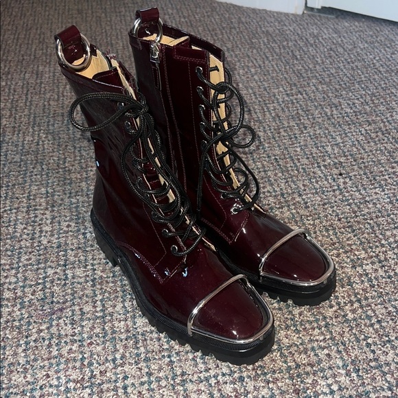 Alexander Wang Kennah Patent Combat Boot size 37 - Picture 6 of 13